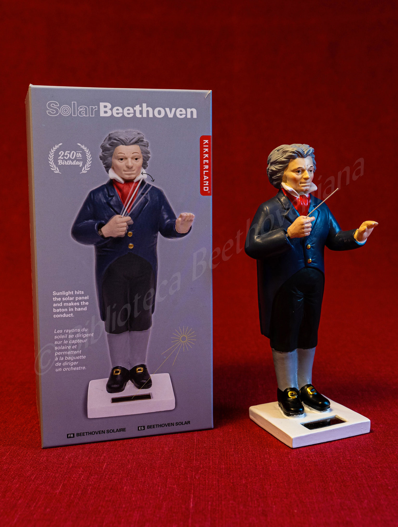 Figurine solaire Beethoven